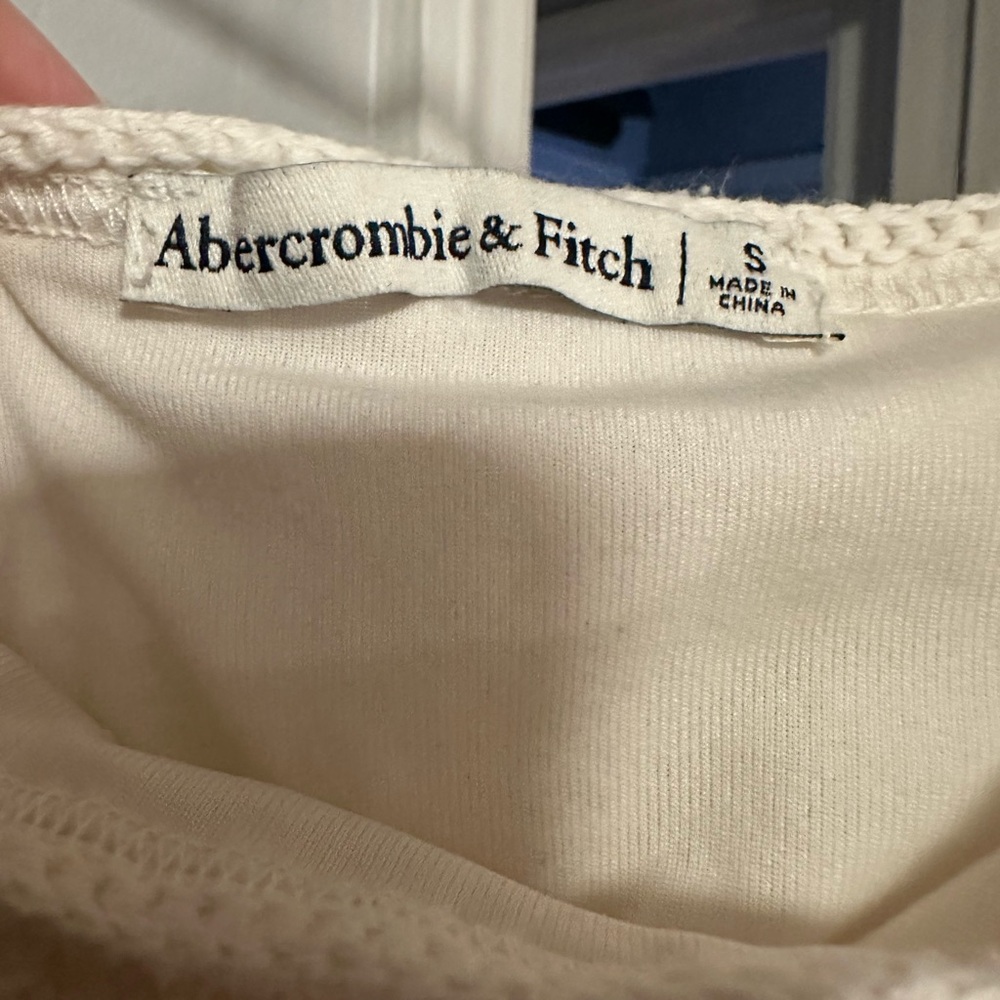 Abercrombie & Fitch Cream Crochet Camisole - Picture 3 of 5
